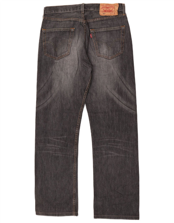 Levi's Herren 501 Straight Jeans W33 L30 Grau