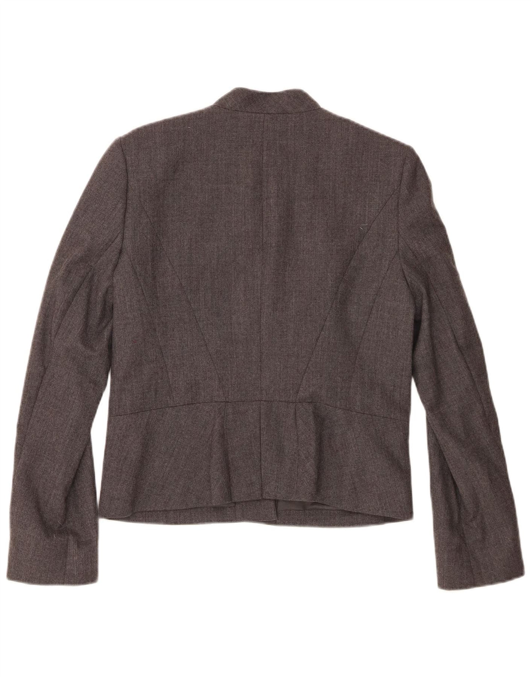 Hobbs Damen-Blazerjacke mit 1 Knopf, UK 12, mittelgraue Wolle