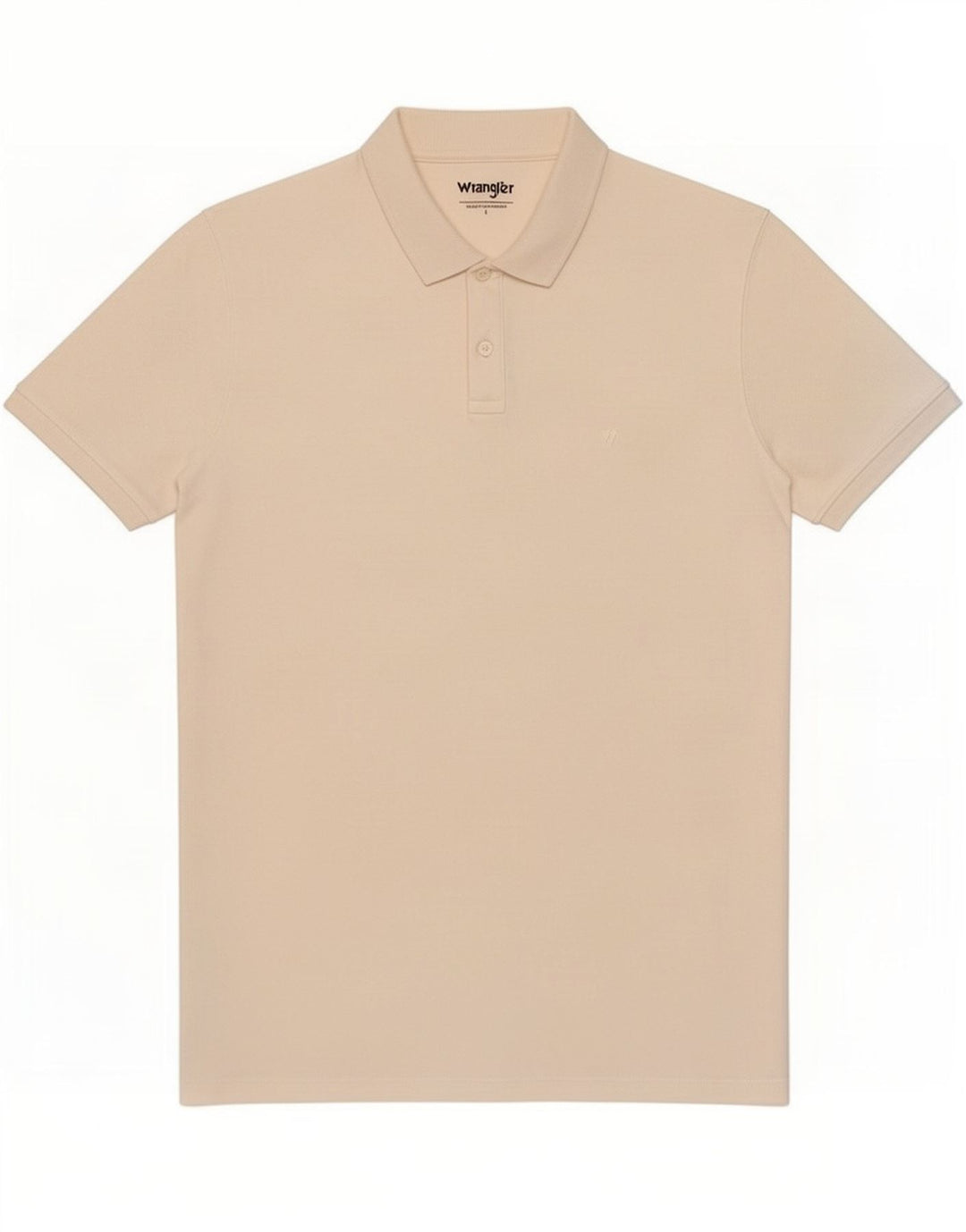 Wrangler Herren-Poloshirt, große gelbe Baumwolle