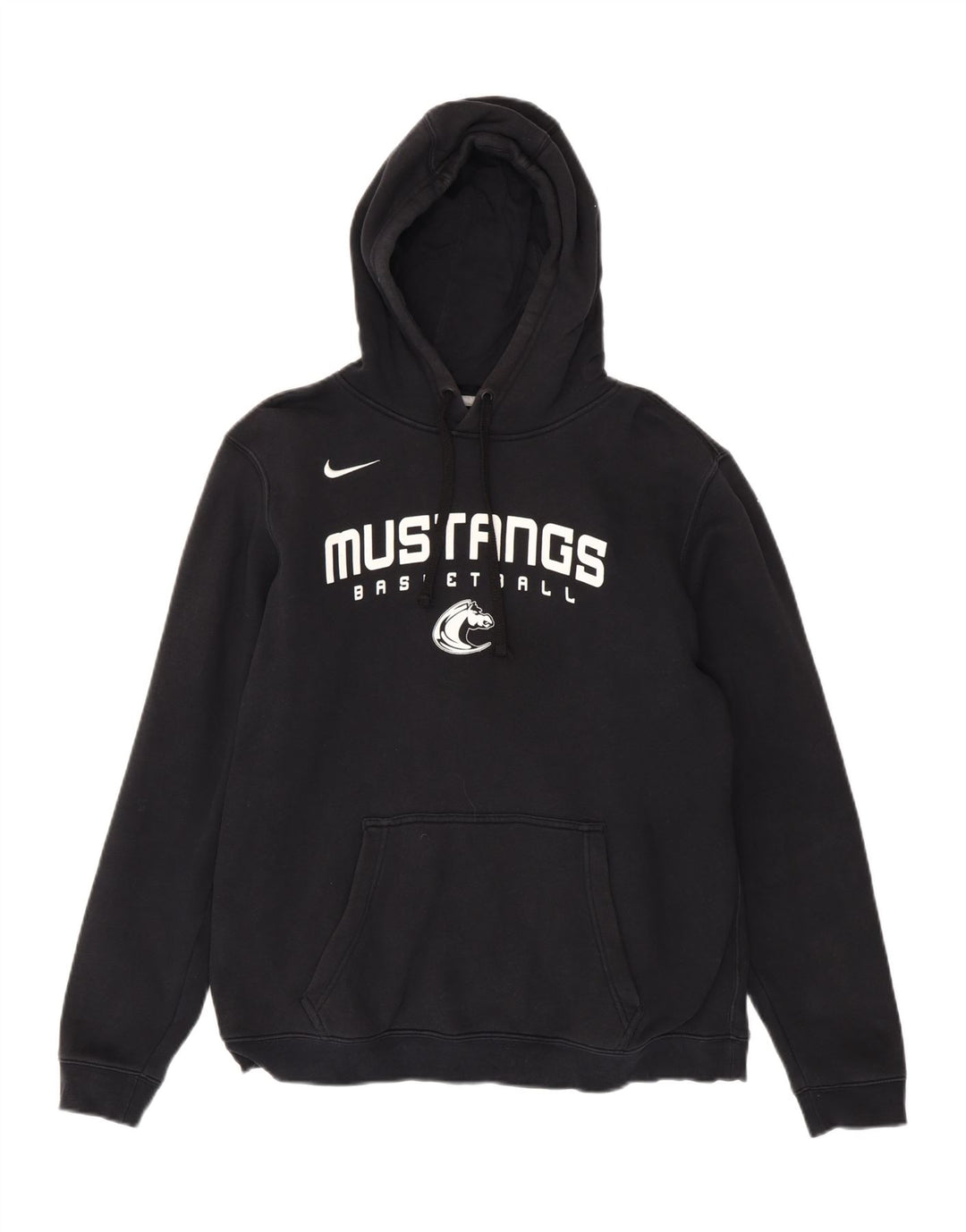 Nike Herren Mustangs Graphic Hoodie Pullover Medium Schwarz
