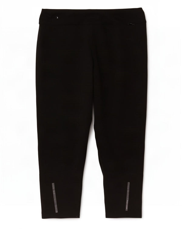 Adidas Damen Climalite Capri Leggings UK 12/14 Medium Schwarz