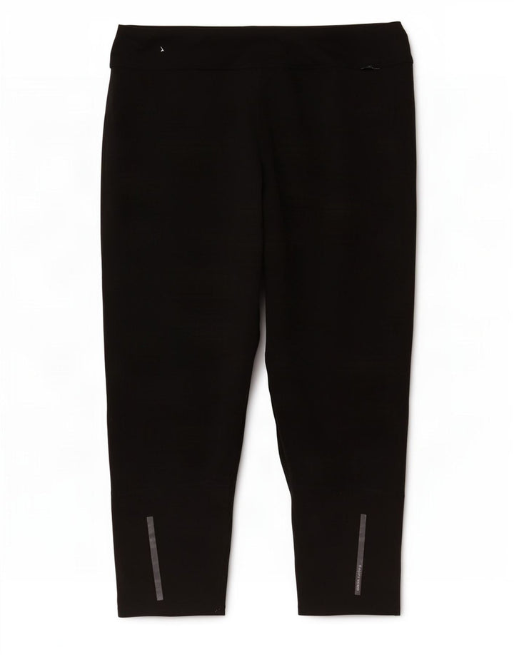 Adidas Damen Climalite Capri Leggings UK 12/14 Medium Schwarz