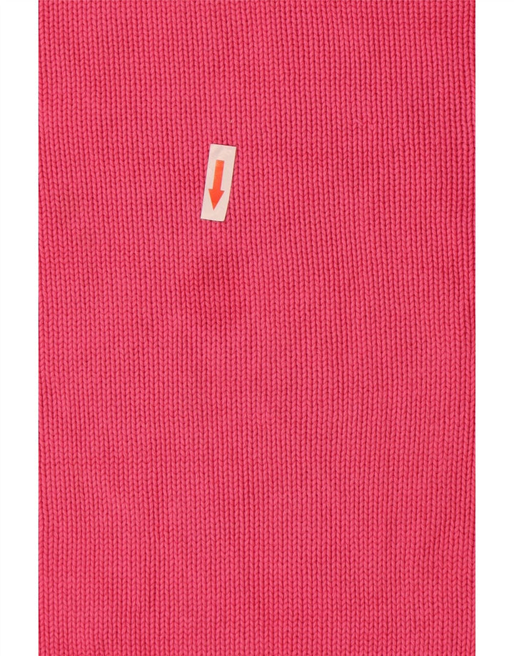 Marks & Spencer Damen-Pullover, übergroß, Rundhalsausschnitt, Gr. 10, Größe S, Rosa