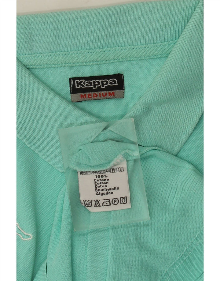 KAPPA Herren Poloshirt Medium Türkis Baumwolle