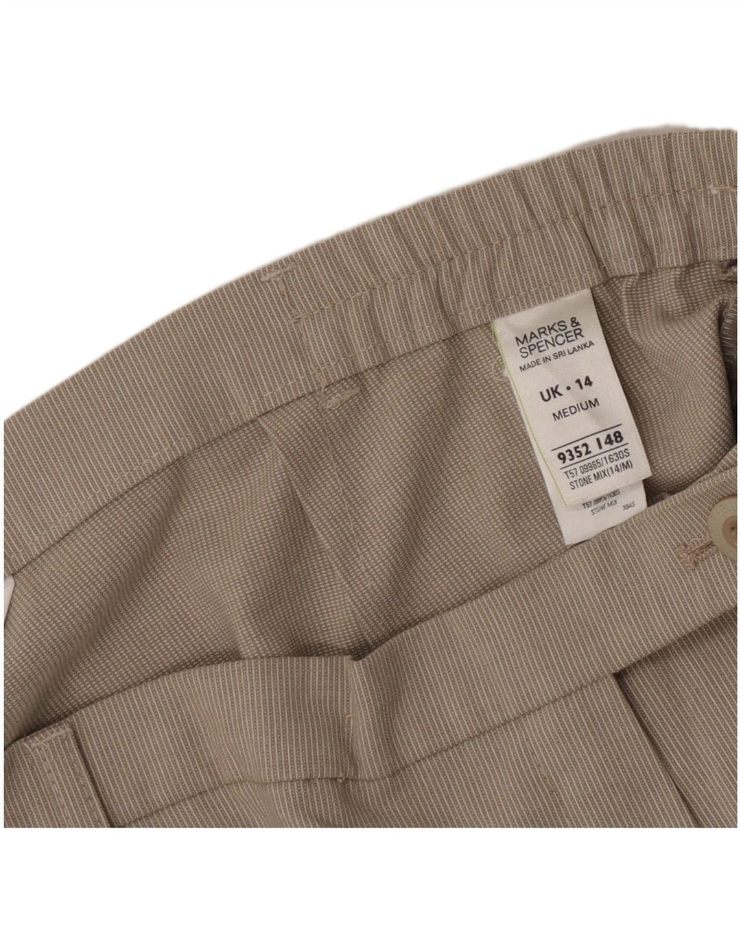 Marks & Spencer Damen gerade Anzughose UK 14 Medium W32 L28 Grau