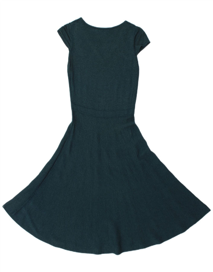 Oasis Damen Übergroßes A-Linien-Kleid UK 6 XS Grün