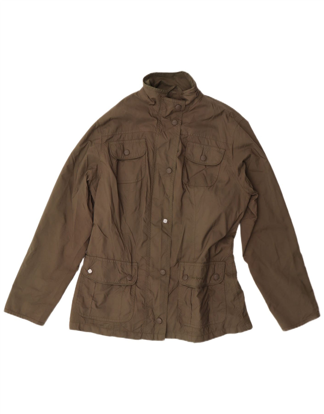 Barbour Damen Utility-Jacke UK 14 Large Khaki Polyamid