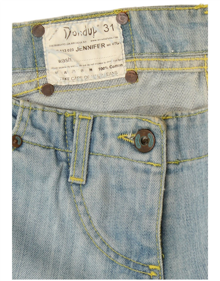 Dondup Damen Bootcut Jeans W31 L34 Blaue Baumwolle