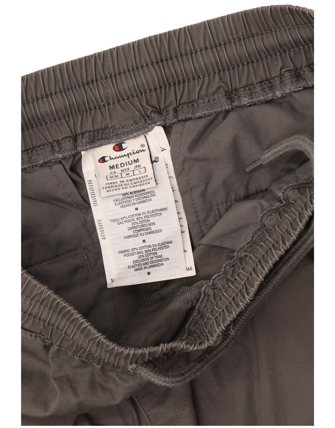 Champion Herren-Jogginghose, Größe M, W30, L29, Grau, Baumwolle