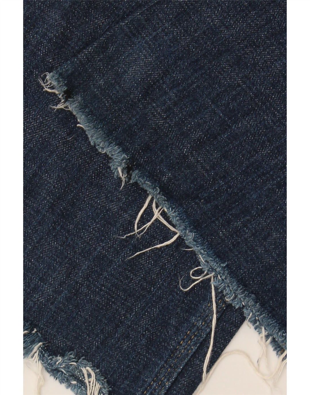 CARHARTT Damen Cargo Straight Jeans W34 L28 Marineblaue Baumwolle