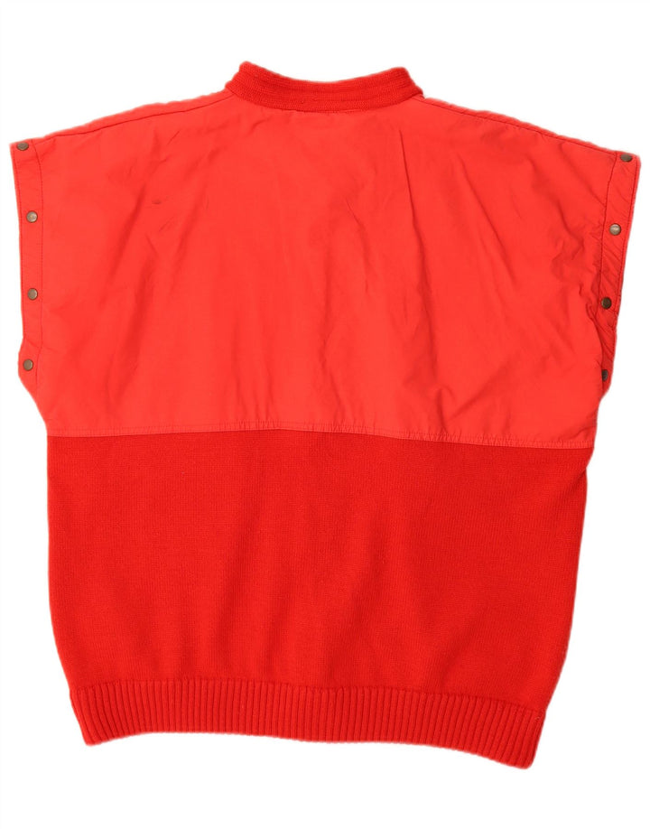 Good Luck Herrenweste IT 52 XL aus roter Wolle