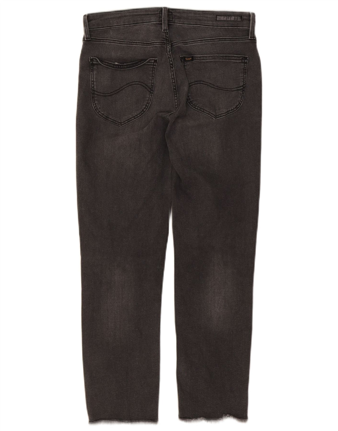 Lee Damen Elly Slim Jeans W29 L24 Graue Baumwolle