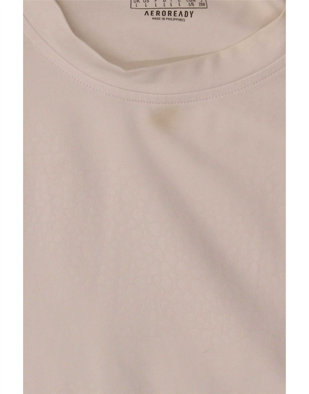 Adidas Herren Aeroready T-Shirt Top Large Weiß Polyester