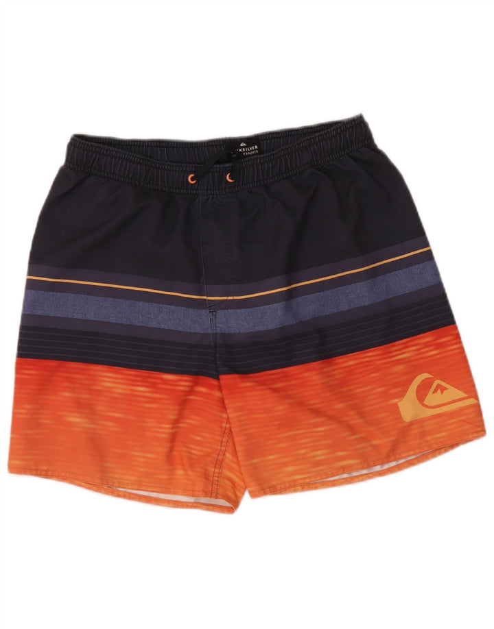 Quiksilver Herren-Badeshorts mit Grafik, mittelgroß, mehrfarbig gestreift