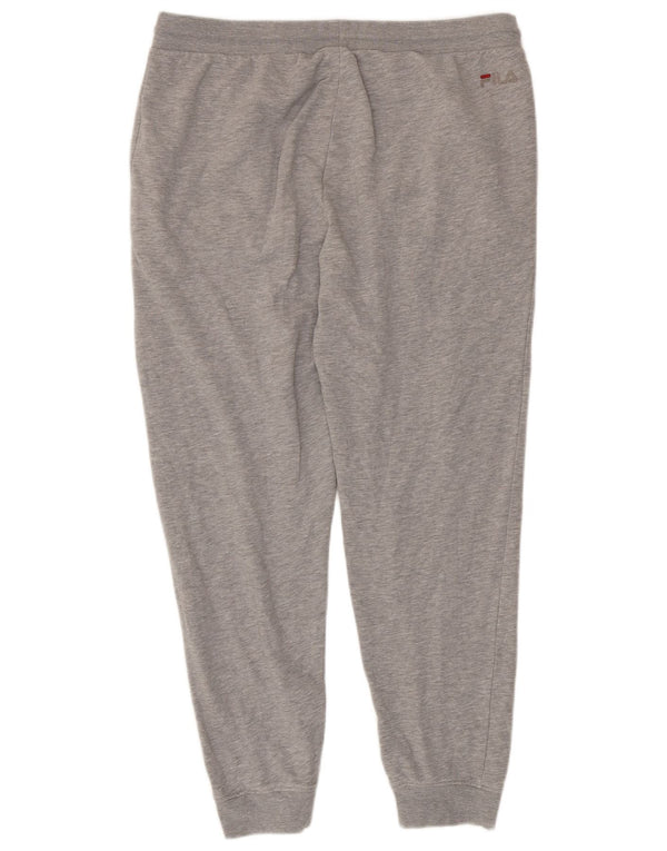 Fila Herren-Trainingshose, Jogginghose, Größe 2XL, grau gefleckte Baumwolle