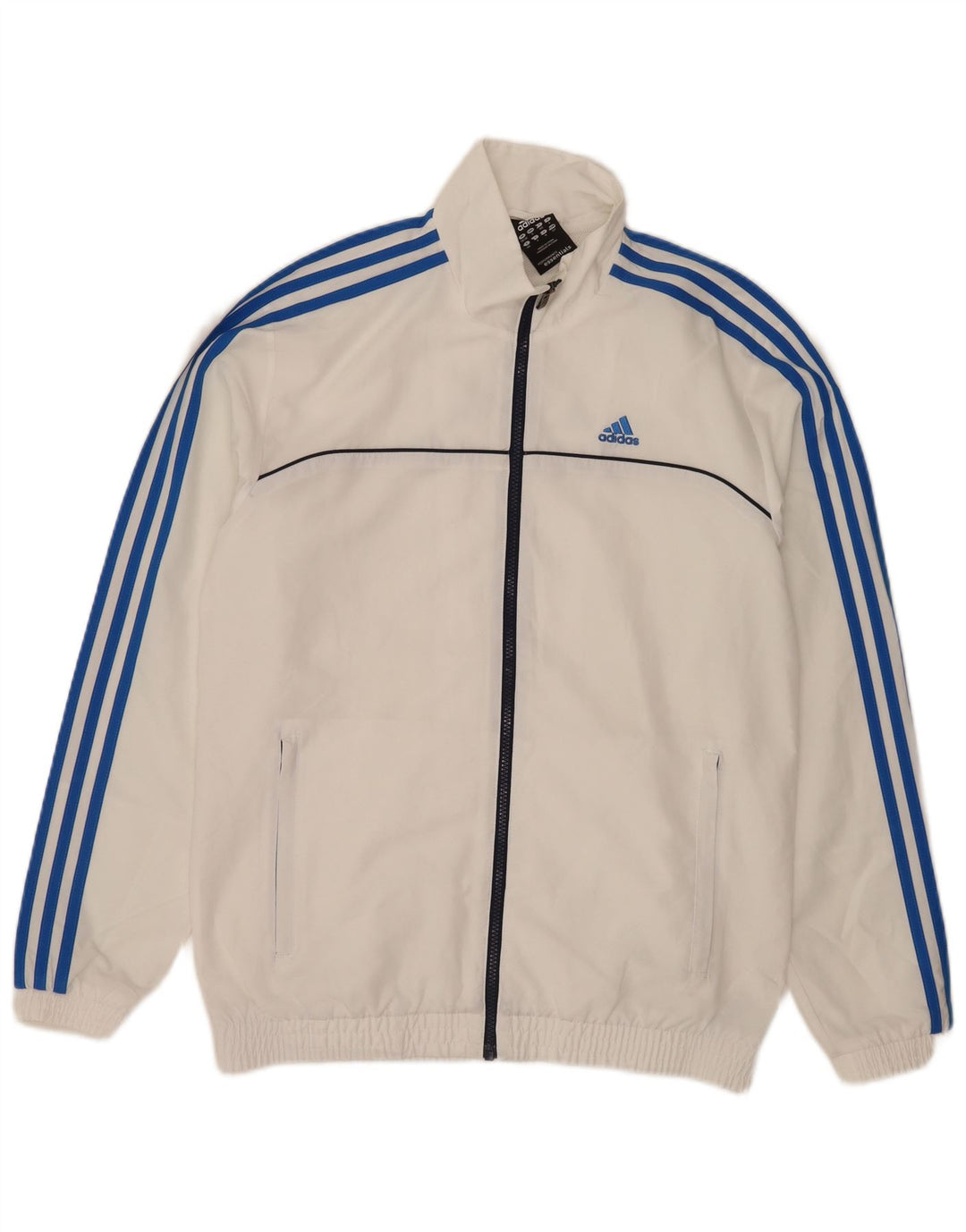 Adidas Herren Graphic Trainingsanzug Top Jacke UK 36/38 Small Weiß Polyester