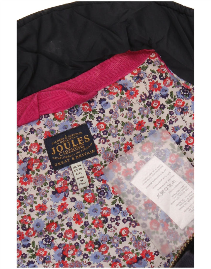 Joules Damen Steppweste UK 14 Large Marineblau Polyester