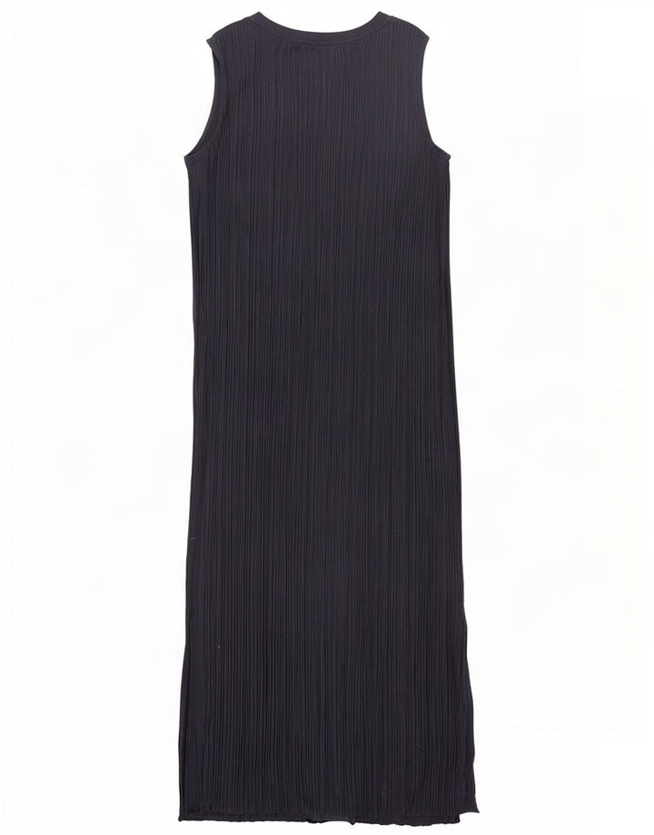 Marks & Spencer Damen Ärmelloses Maxikleid UK 12 Medium Marineblau