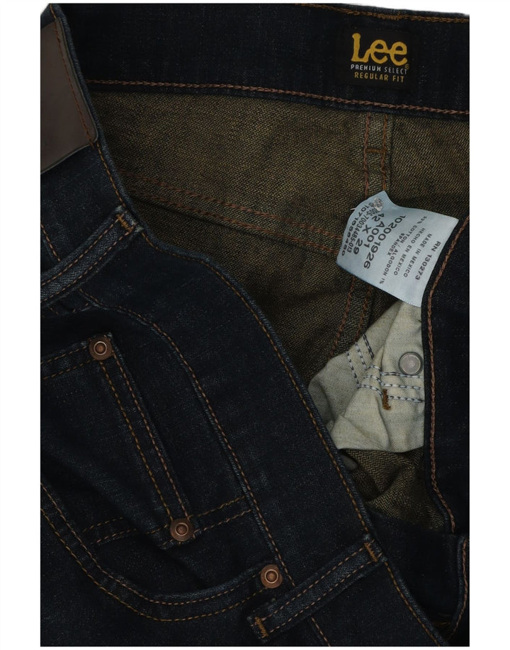 Lee Herren-Jeans mit normaler Passform, gerade Passform, W42, L29, marineblau, Baumwolle