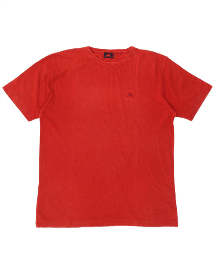 Kappa Herren T-Shirt Top XL Rot Baumwolle