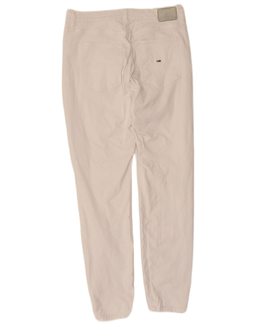 Tommy Hilfiger Damen Slim Jeans W32 L30 Weiße Baumwolle
