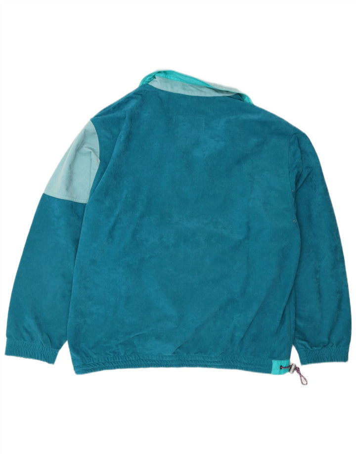 Great Escapes Herren Pullover Trainingsanzug Top Jacke IT 48 Mittelblau Retro