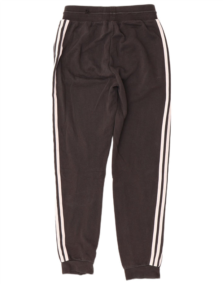 ADIDAS Damen Trainingshose Jogger UK 10 Small Schwarz Polyester