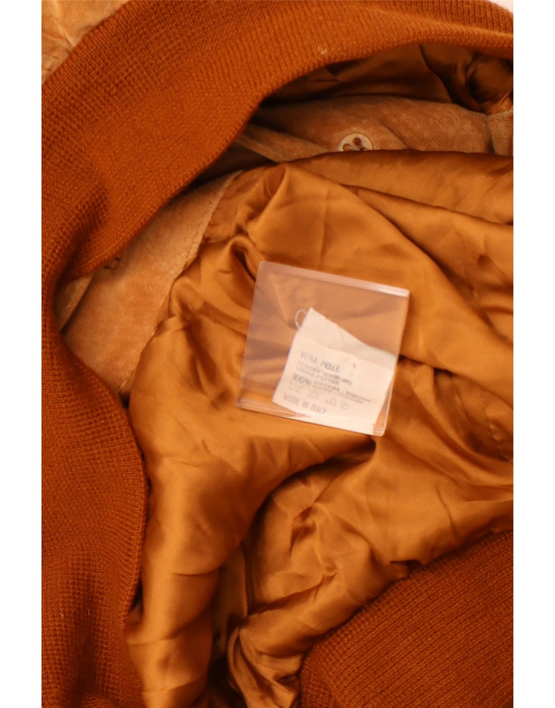 VINTAGE Herren Wildleder Bomberjacke UK 42 XL Braunes Leder