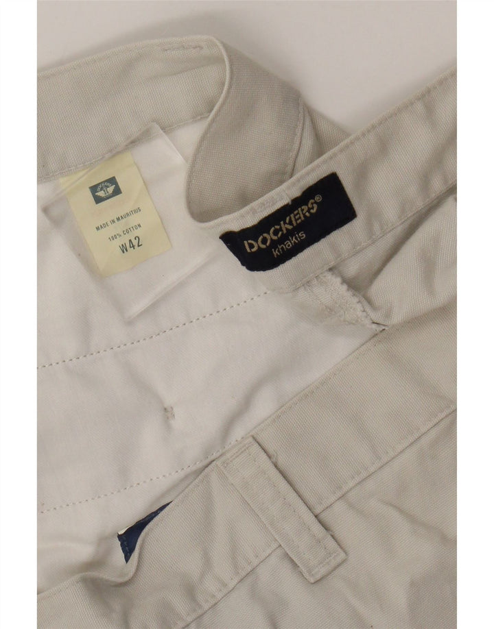 Dockers Herren Khakis Cargo Shorts W42 2XL Beige Baumwolle