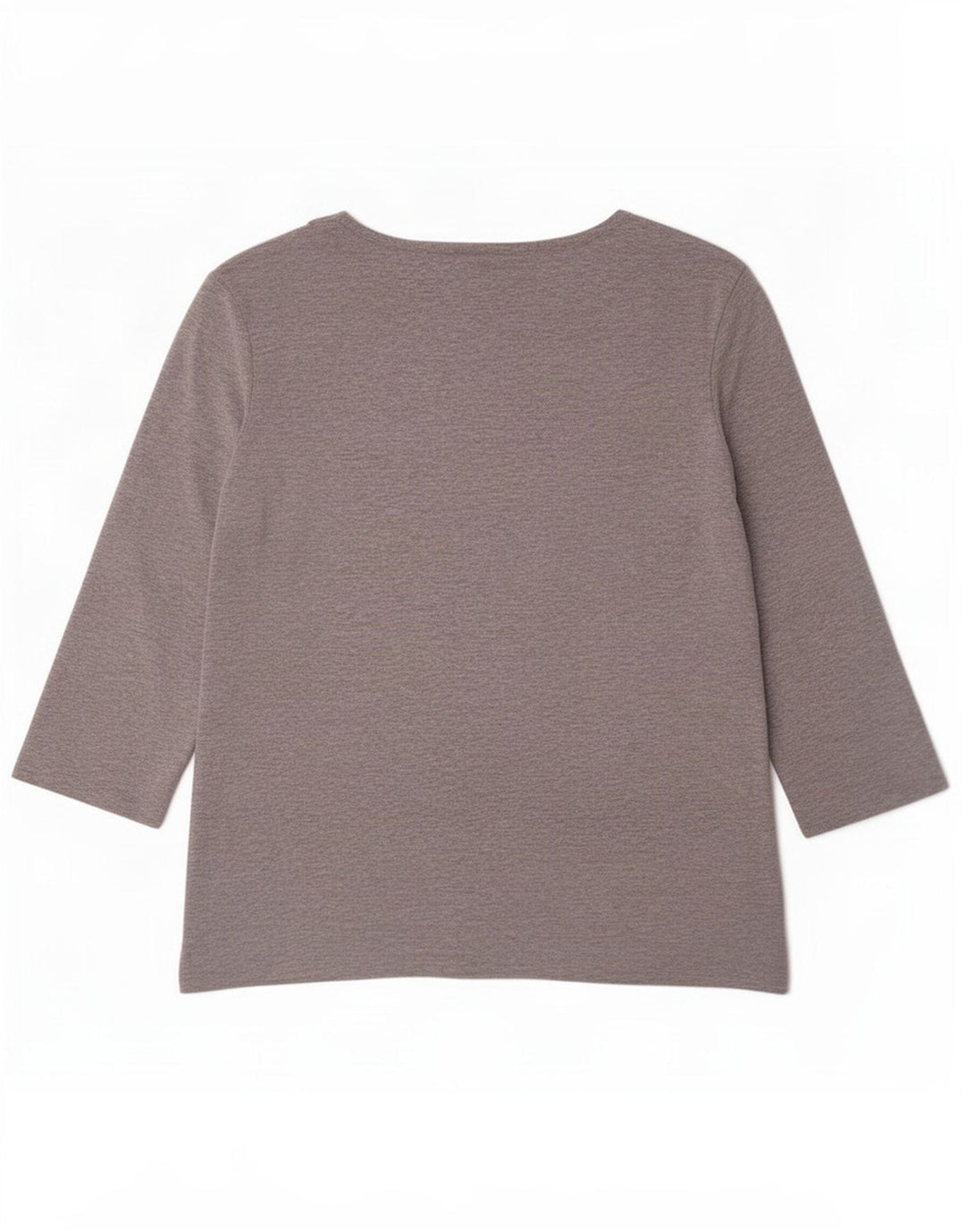 Canda Damen-Top, 3/4-Ärmel, UK-Größe 10, Größe S, Grau meliert