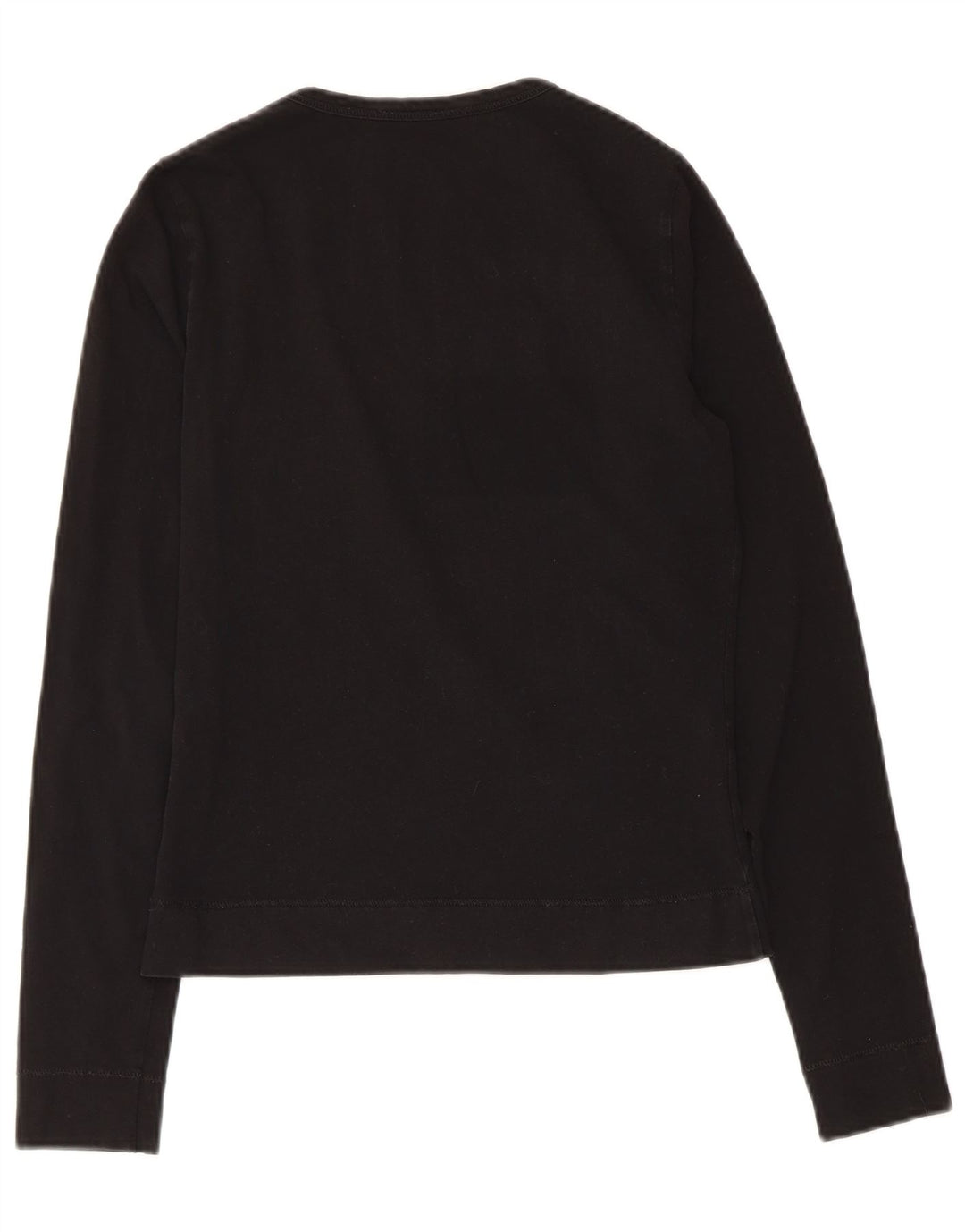 Liu Jo Damen Graphic Top Langarm IT 42 Mittelschwarze Baumwolle