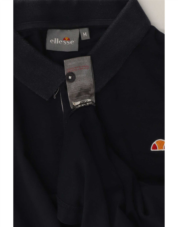 Ellesse Herren-Poloshirt, mittelgroß, marineblau, Baumwolle