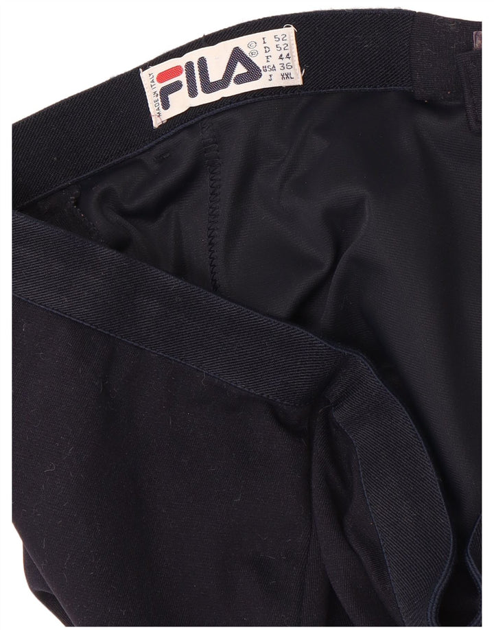 Fila Herren Chino Shorts IT 52 XL W36 Marineblau
