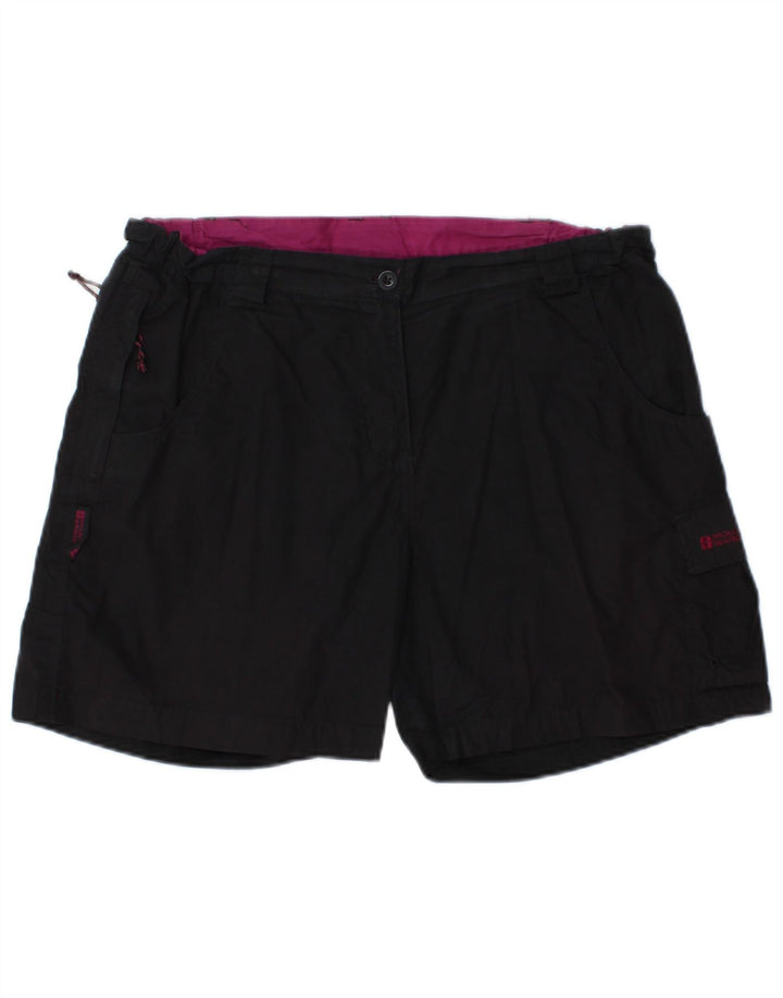 MOUNTAIN WAREHOUSE Damen Cargoshorts UK 14 Large W32 Schwarz Polyester