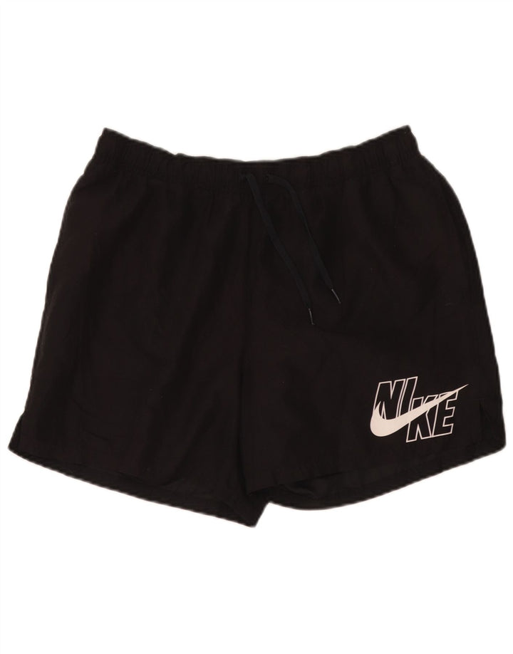 Nike Herren Dri Fit Graphic Sport Shorts Large Schwarz