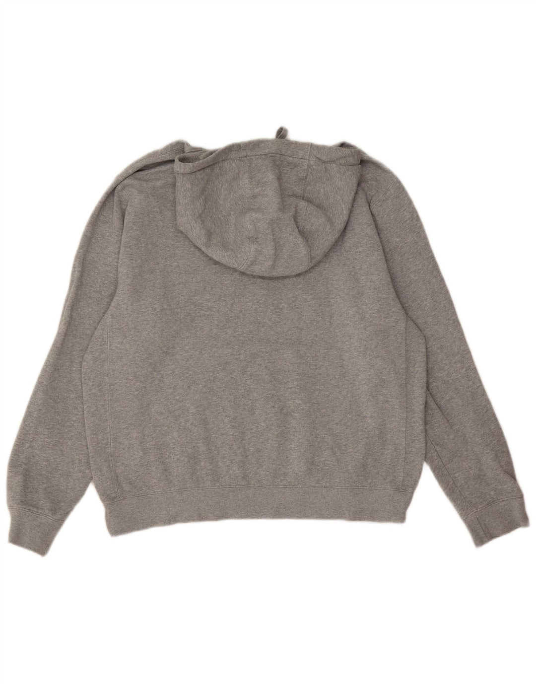 Nike Herren-Kapuzenpullover aus mittelgrau gefleckter Baumwolle