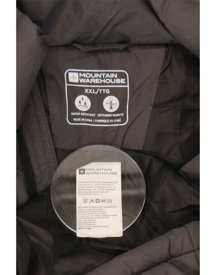 Mountain Warehouse Wattierte Herrenweste, UK 44 2XL, Grau, Polyamid