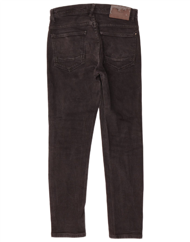 Zara Herren Slim Jeans EU 40 Medium W31 L30 Schwarz