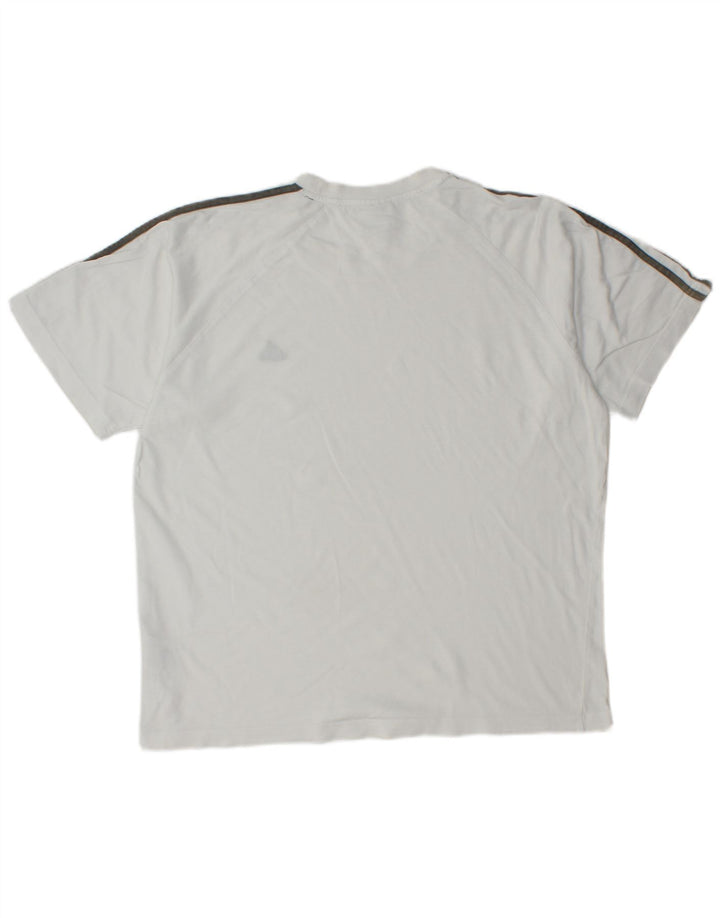 ADIDAS Herren T-Shirt Top Große weiße Baumwolle