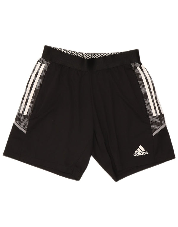 Adidas Herren Sport Shorts Medium Schwarz Camouflage Polyester
