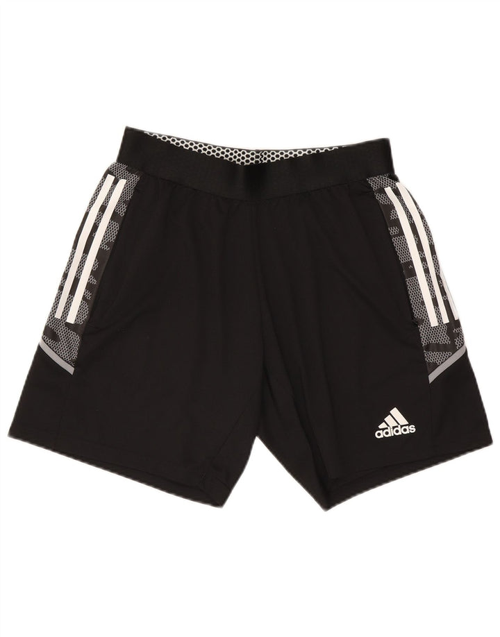 Adidas Herren Sport Shorts Medium Schwarz Camouflage Polyester