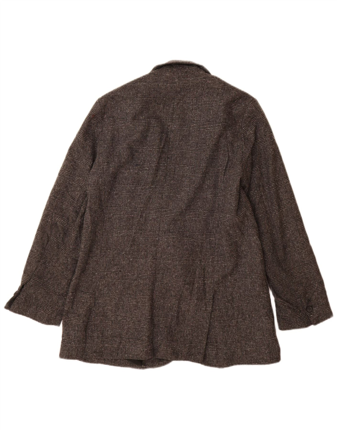 Zara Damen-Blazer mit 1 Knopf, übergroß, Gr. 10, Größe S, Grau, Hahnentrittmuster