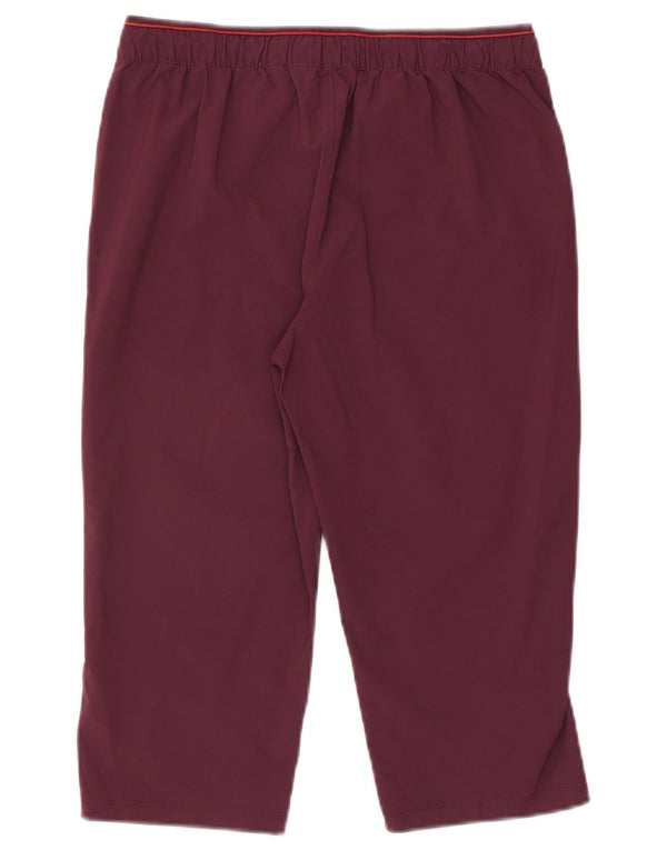 Rohan Capri-Hose für Damen, UK 10, Größe S, Burgunderrot, Polyamid