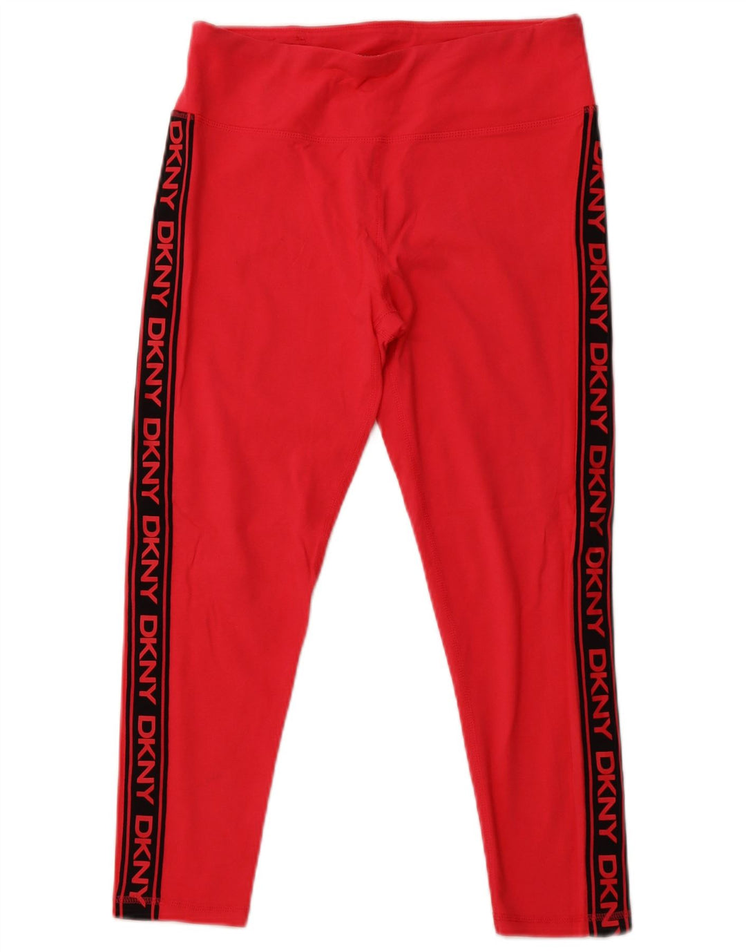 DKNY Damen-Capri-Leggings mit Grafik, UK 16, Größe L, Pink, Colourblock-Baumwolle