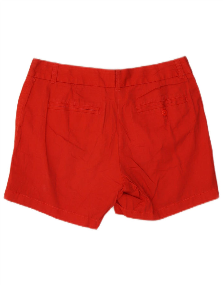 J. Crew Damen Chinoshorts US 4 Small W30 Rote Baumwolle