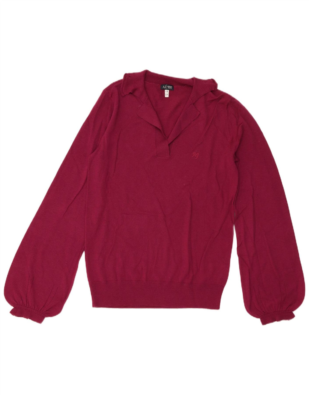 Armani Jeans Damen Rollkragenpullover Pullover EU 46 XL Kastanienbraune Wolle