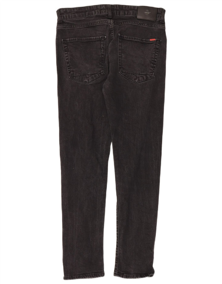 Liu Jo Herren Slim Jeans W32 L30 Schwarz