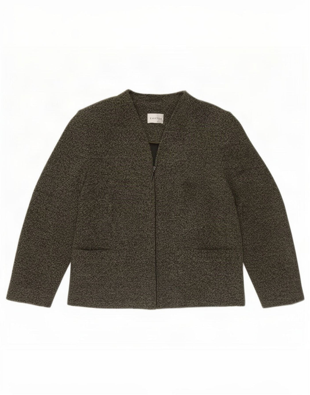 Eastex Damen-Blazer-Jacke, UK 18, XL, grün geflecktes Polyester