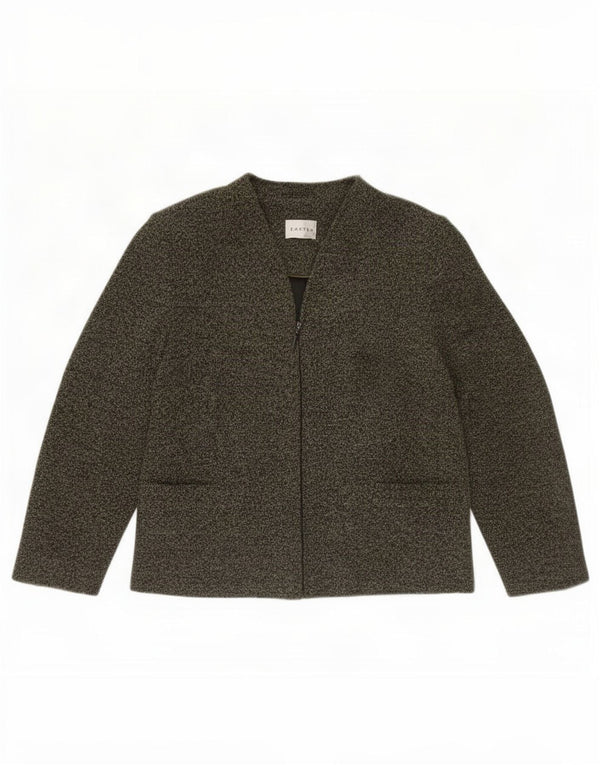 Eastex Damen-Blazer-Jacke, UK 18, XL, grün geflecktes Polyester