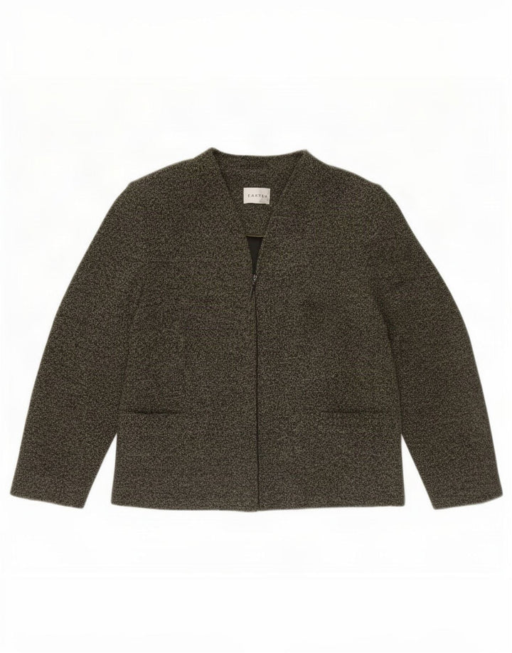 Eastex Damen-Blazer-Jacke, UK 18, XL, grün geflecktes Polyester